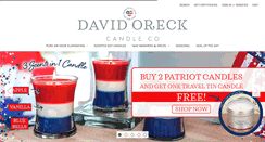 Desktop Screenshot of davidoreckcandles.com